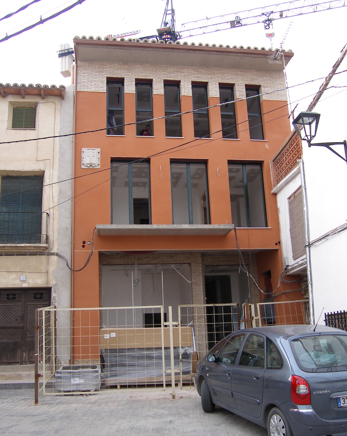Construcción nuevo ayuntamiento en Torrellas (Zaragoza)